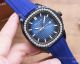 Copy Patek Philippe Aquanaut Gem-set Bezel Watch with Green Rubber Strap (2)_th.jpg